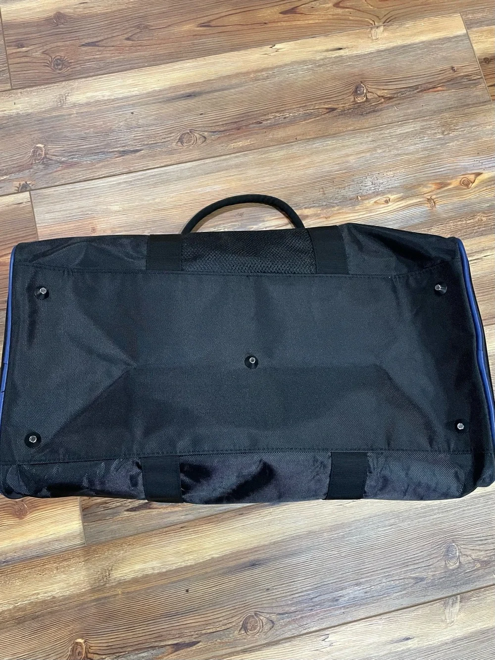 Versace Parfums Black Weekender Duffel Bag Gym Zip Close Shoulder Travel